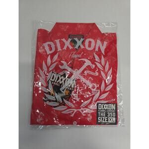 Dixxon Flannel Co Shirt Men’s XL The 350 Button Front Short Sleeve Red Cars